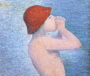 Detail of Bather, Georges Seurat